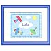 Up Up and Away Blue Personalized Print
