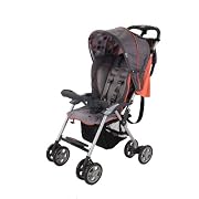Combi Helio DX Lightweight Stroller in Ember/Mandarin