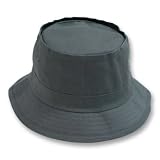 Blank Bucket Fishing Hat, Large/X Large, Dark Grey