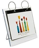 Zoom Produkt-Bild: Tischaufsteller als Fotoalbum oder Bilderrahmen f&uuml;r 26 Fotos im Format 10 cm x 15 cm zum Umklappen