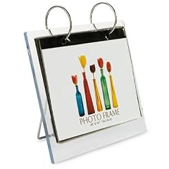 Sch�ner Bilderrahmen als Tischaufsteller f�r 26 Fotos im Format 10 cm x 15 cm zum Umklappen