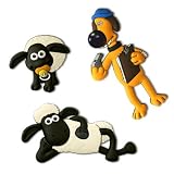 3D Kuehlschrankmagnet-Set Shaun das Schaf: Shaun, Timmy und Bitzer im Dreierpack