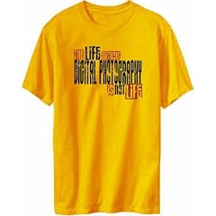 Life Without Digital Photography Is Not Life Hobbies Herren T-Shirt (Gelb, Gr��en X-Small - XXX-Large)