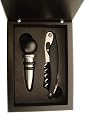 Boxed Wine bottle corkscrew and stopper Gift Set ~ French