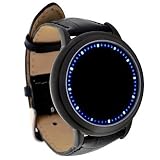 Blue Analog LED Touch Screen Watch