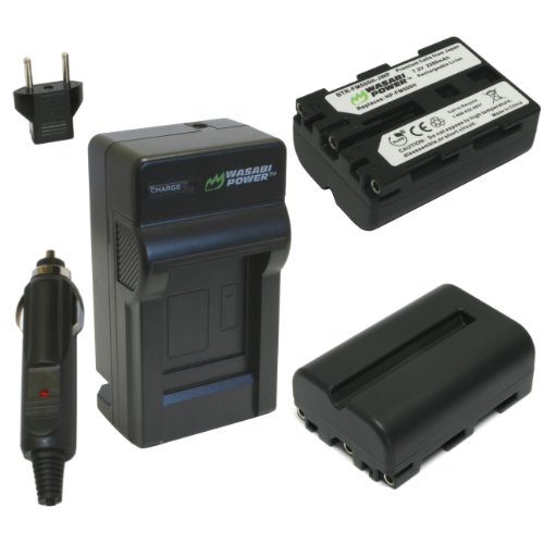 Wasabi Power Battery and Charger Kit for Sony NP-FM500H and Sony Alpha DSLR A65, A65V, A77, A77V, A100, A200, A300, A350, A450, A500, A550, A560, A580, A700, A850, A900