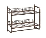 Organize It All Morocco Wall Mounting 2-Tier Shelf with Towel Bar