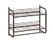 Organize It All Morocco Wall Mounting 2-Tier Shelf with Towel Bar