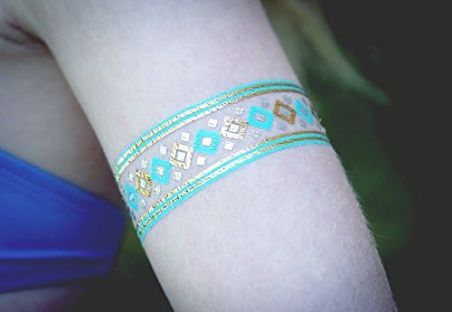SoBe Tatts Southwest Ruby Metallic Tattoos (4 Sheets)