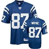 Reggie Wayne Indianapolis Colts Reebok Replica Jersey - Size 54 - XXL