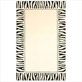 White Fusion Rug (3 x 5) (FN-855-3x5)