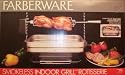 FARBERWARE ROTISSERIE GRILL INDOOR HEARTH BROILER