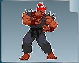 AKUMA Sprite from Street Fighter 4