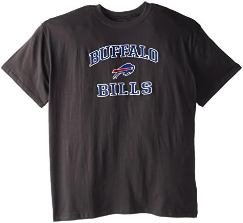 NFL Buffalo Bills Men's Big and Tall Heart and Soul T-Shirt