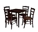 Winsome Wood 94532 Groveland Five Dining Set, Antique Walnut