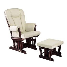 Buy Park Avenue Deluxe Glider Rocker and Ottoman Set... by Shermag now!