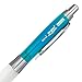 Pilot Uni Alpha-Gel Shaker Mechanical Pencil 0.5mm Hard Grip, Chrome Light Blue (M5618GG1PC.8)