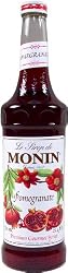 Monin Flavored Syrup, Pomegranate, 33.8-Ounce Plastic Bottles (Pack of 4)
