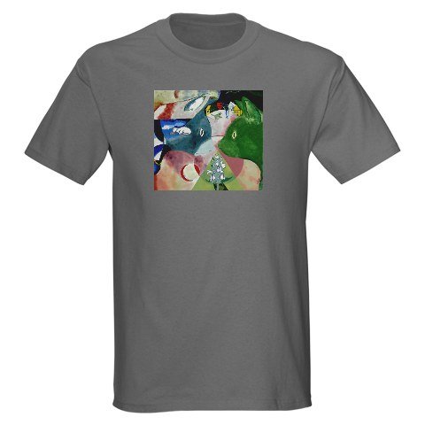 Chagall's Cats Tee Shirt Pets Dark T-Shirt by CafePress
