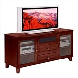 61 Shaker TV Stand in Dark Cherry