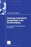 Förderung erneuerbarer Energieträger in der Stromerzeugung: Ein Vergleich ordnungspolitischer Instrumente