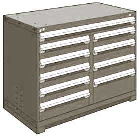 10 Drawer Counter High Light Gray