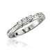 14k White Gold Anniversary Wedding Diamond Ring Band (HI, SI-I, 0.34 carat)