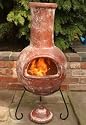 Mexican Colima Red Large Chimenea