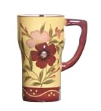 COFFE MUG, COFFE DRINKING CUP CERAMIC GARDEN DECOR
