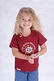 Organic Cotton Maroon Tee-Stop Global Warming by MyConservationBaby.com