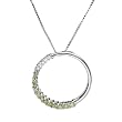 Necklace With Genuine Clean Diamonds Beautifully Designed in White Gold Length 18in