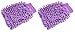 ManeKo Double Sided MicroFiber Hand Gloves Duster Super Soft Absorbent for Home, Office, Kitchen, Windows, Vehicle/Car, Bike, Two-Wheeler Cleaning & Washing Purpose (Purple) - Pack of 2 RS.235.00