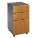 Bush Industries WC57453SU 3-Drawer Pedestal, Box/Box/File, 15-5/8 in.x20-3/8 in.x28-1/4 in., Med. Cherry