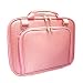 Sony DVP-FX930R 9-Inch Portable DVD Player Carrying CaseCrown Premium Double Memory Foam Case with Shoulder Strap (Pink Faux Alligator Skin)