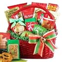 Glad Tidings Christmas Holiday Gourmet Food Gift Basket