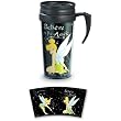 Tinker Bell Black Travel Mug Coffee