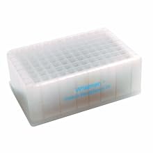 Whatman 7720-7235 Polystyrene 96 Well Unifilter Microplate, With Long Drip Director, 2mL, Protein Precipitation Plate and Standard Filter Media