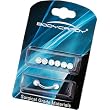 16 Gauge Clear Ball 4 Pair Interchangeable Eyebrow Pack