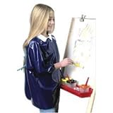 Art Smock, Long Sleeve, Vinyl, Back Closure, Blue (CKC51082) Category: Paint & Brushes