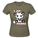 Spreadshirt, I am Panda, Frauen Girlieshirt