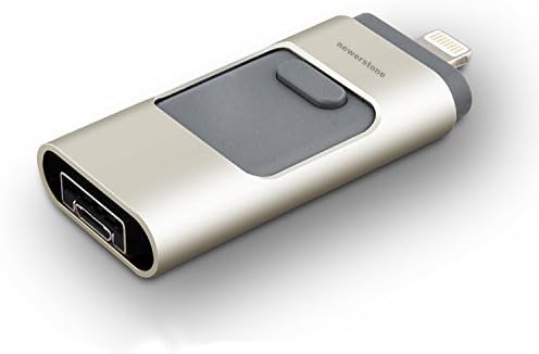 32GB USB Flash Drive for iPhone 5, 5s, 5c, 6, 6 Plus, 6s, 6s Plus, iPad Mini 1, 2, 3, 4, iPad 4, Air, Air 2, iPad Pro(Silver)