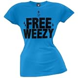 Free Weezy Turquiose Juniors T-Shirt