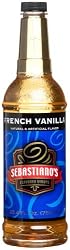 Sebastiano's Syrup, French Vanilla Flavored, 25.4-Ounce Bottles (Pack of 2)