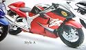 Suzuki Gsx-r 1300r Hayabusa 1:12 Scale Diecast Motorcycle By Newray Red