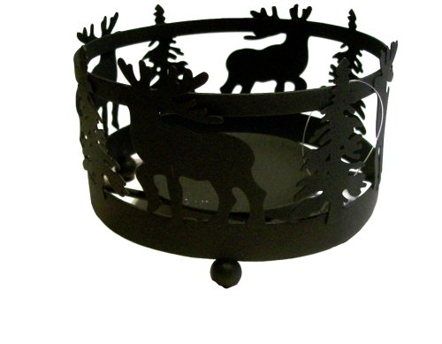 Biedermann & Sons Winter Pillar Candleholder