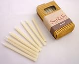 IMAGE OF Santa Fe 100% Pure Beeswax Birthday Candle (Pack of 24 in Natural Ivory Color)