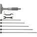 Mitutoyo Vernier Depth Gauge, Interchangeable Rods, Micrometer Type, Metric
