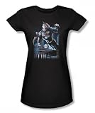 Superman - Night Fight Juniors T-Shirt In Black