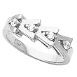 14K White Gold Diamond Ring/Band - 0.20 Ct.