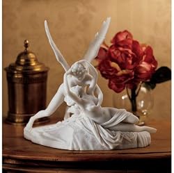 Cupid & Psyche statue greek lovers roman god sculpture (Digital Angel Decor)